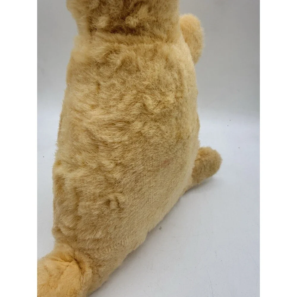 Vintage 12” Eden Toy Yellow Plus Kangaroo Mom & Removable Button Joey In Pocket
